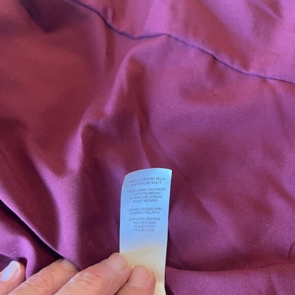 Lucky Brand Red Lamb Leather Jacket – Women’s S - Picture 8 of 8